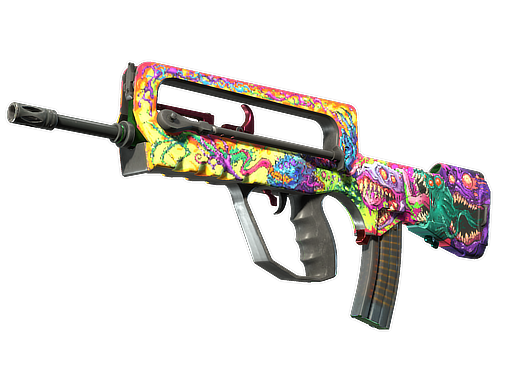 Buy CS2 rifle FAMAS | Bad Trip (Well-Worn) skin