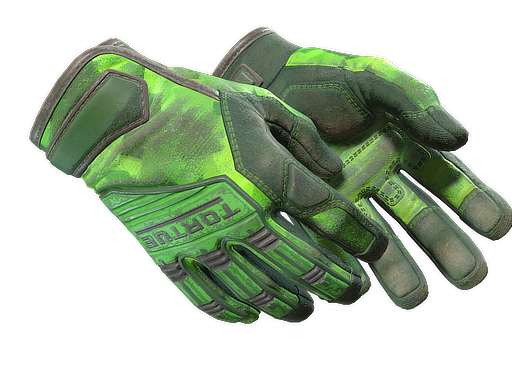 Buy CS2 gloves ★ Specialist Gloves | Lime Polycam (Battle-Scarred) skin
