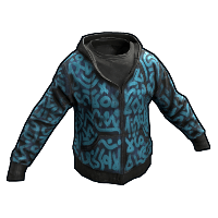 Buy Rust hoodie Azul Hoodie skin