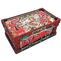 Buy Rust large wooden box Graffiti Guns Storage skin