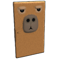 Buy Rust sheet metal door Capybara Door skin