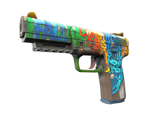 Buy CS2 pistol Souvenir Five-SeveN | Fall Hazard (Minimal Wear) skin