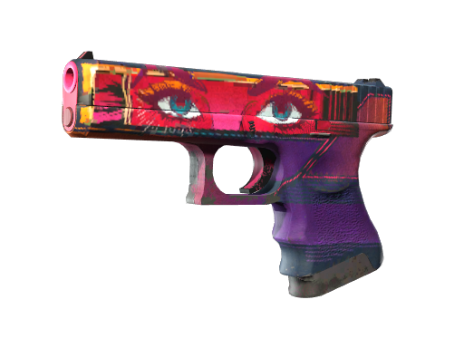 Buy CS2 pistol StatTrak™ Glock-18 | Vogue (Well-Worn) skin