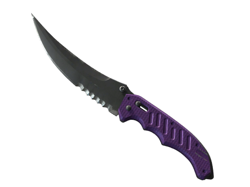 Buy CS2 knife ★ Flip Knife | Ultraviolet (Well-Worn) skin