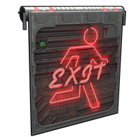 Buy Rust misc Neon Exit Garage Door skin