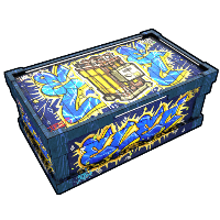 Buy Rust large wooden box Graffiti Electrical Storage skin