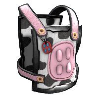 Buy Rust metal torso plate Cow Moo Flage Chestplate skin