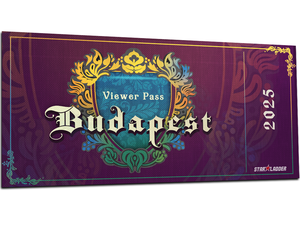 Buy CS2 pass Budapest 2025 Viewer Pass skin