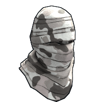 Buy Rust burlap headwrap Arctic Protection Burlap Headwrap skin