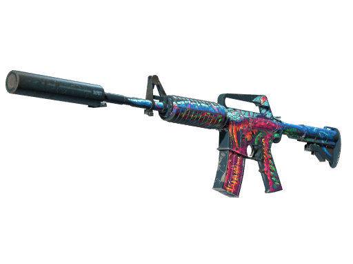 Buy CS2 rifle StatTrak™ M4A1-S | Hyper Beast (Well-Worn) skin