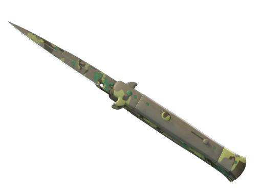 Buy CS2 knife ★ StatTrak™ Stiletto Knife | Boreal Forest (Well-Worn) skin