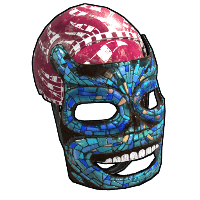 Buy Rust metal facemask Mosaic Mask skin