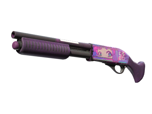 Buy CS2 shotgun StatTrak™ Sawed-Off | Kiss♥Love (Field-Tested) skin