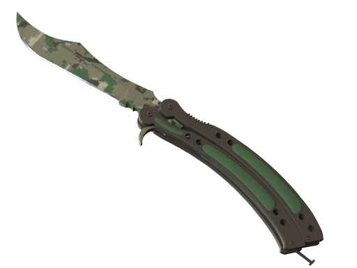 Buy CS2 knife ★ StatTrak™ Butterfly Knife | Forest DDPAT (Minimal Wear) skin