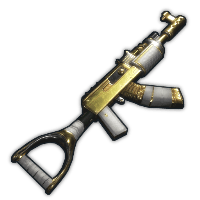Buy Rust ak47u Black Gold AR skin