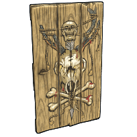 Buy Rust wooden door Rampage Wooden Door skin