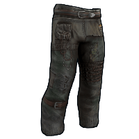 Buy Rust burlap trousers Fish Pants skin