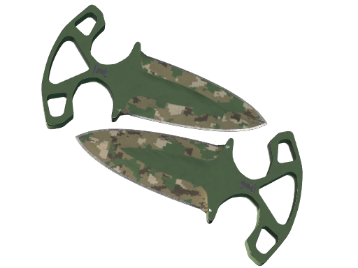 Buy CS2 knife ★ Shadow Daggers | Forest DDPAT (Field-Tested) skin