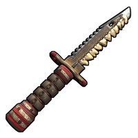 Buy Rust weapon Toothed Knife skin