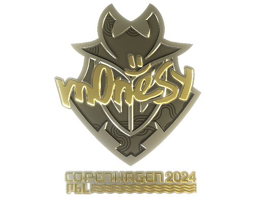Buy CS2 sticker Sticker | m0NESY (Gold) | Copenhagen 2024 skin