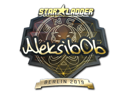 Buy CS2 sticker Sticker | Aleksib (Gold) | Berlin 2019 skin