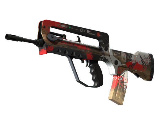 Buy CS2 rifle StatTrak™ FAMAS | Roll Cage (Minimal Wear) skin