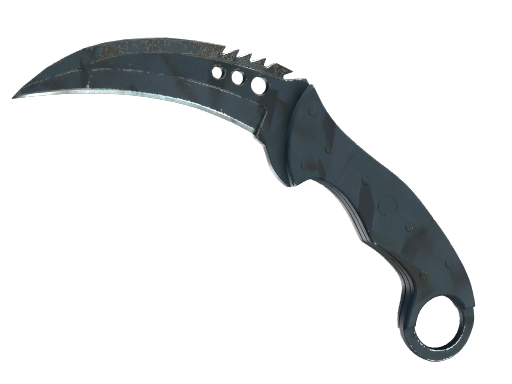 Buy CS2 knife ★ Talon Knife | Night Stripe (Well-Worn) skin
