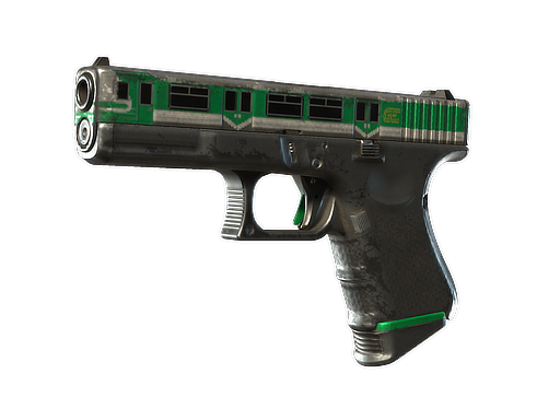 Buy CS2 pistol Glock-18 | Green Line (Field-Tested) skin