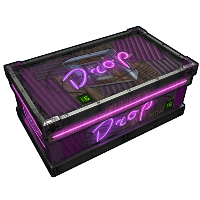 Buy Rust large wooden box Neon Drop Box Storage skin