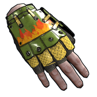 Buy Rust clothing Bombshell Roadsign Gloves skin
