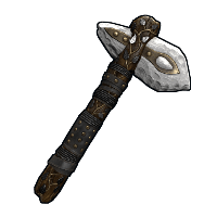 Buy Rust stone hatchet Silver Leaf Stone Hatchet skin