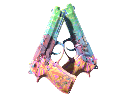 Buy CS2 pistol Souvenir Dual Berettas | Sweet Little Angels (Minimal Wear) skin
