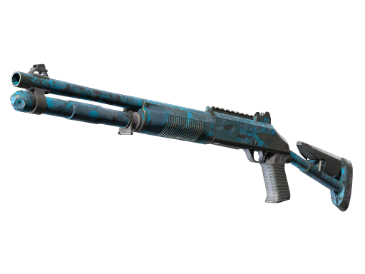 Buy CS2 shotgun Souvenir XM1014 | VariCamo Blue (Field-Tested) skin