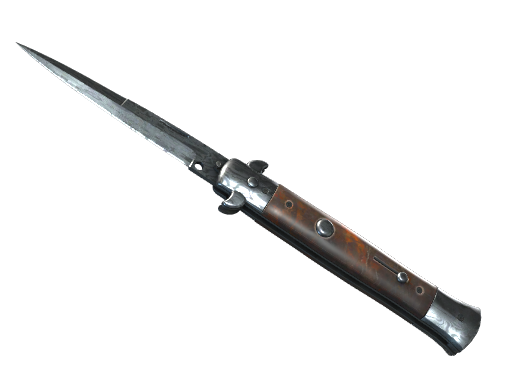 Buy CS2 knife ★ StatTrak™ Stiletto Knife | Damascus Steel (Field-Tested) skin