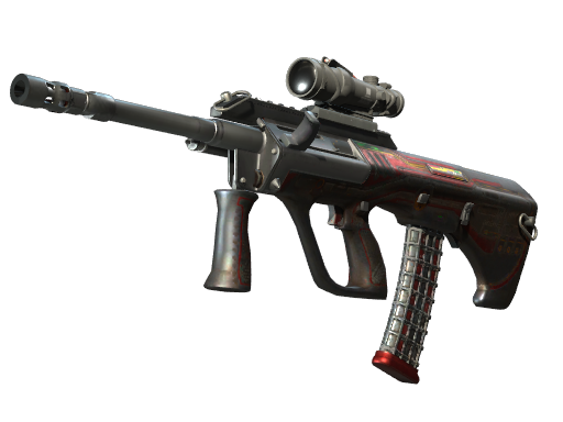 Buy CS2 rifle StatTrak™ AUG | Syd Mead (Battle-Scarred) skin