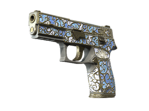 Buy CS2 pistol P250 | Lotus Imprint (Well-Worn) skin