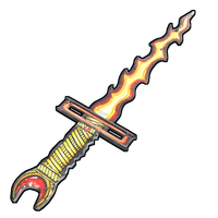 Buy Rust weapon Fire Slasher skin