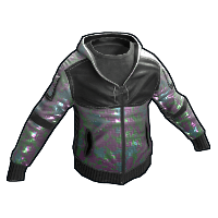 Buy Rust clothing White Holographic Hoodie skin