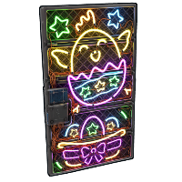 Buy Rust sheet metal door Neon Rise Sheet Metal Door skin