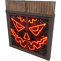 Buy Rust misc Neon Pumpkin Metal Double Door skin