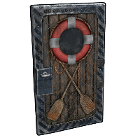 Buy Rust sheet metal door Boat House Door skin