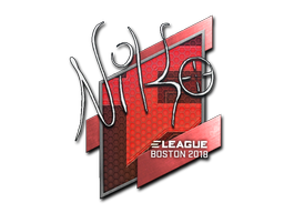 Buy CS2 sticker Sticker | NiKo | Boston 2018 skin