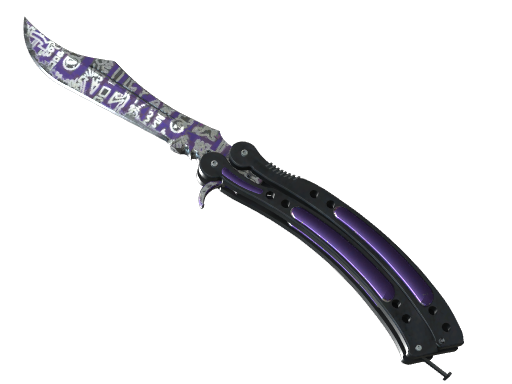 Buy CS2 knife ★ Butterfly Knife | Freehand (Well-Worn) skin