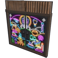 Buy Rust misc Neon Vibes Double Metal Door skin