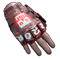 Buy Rust clothing Corrupted Roadsign Gloves skin