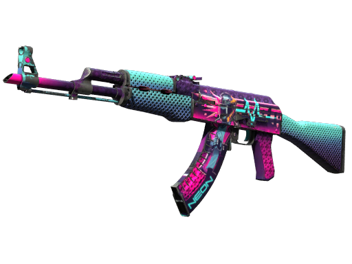 Buy CS2 rifle AK-47 | Neon Rider (Well-Worn) skin