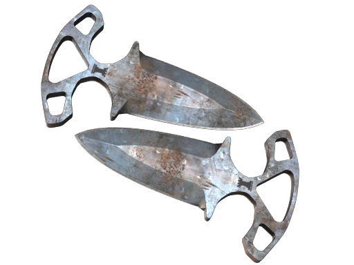 Buy CS2 knife ★ Shadow Daggers | Rust Coat (Well-Worn) skin