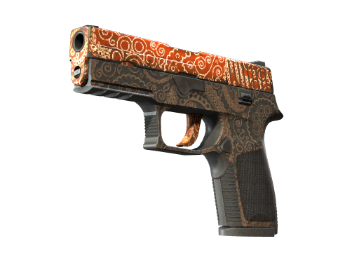 Buy CS2 pistol P250 | Mehndi (Well-Worn) skin