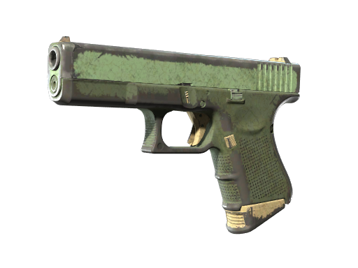 Buy CS2 pistol Glock-18 | Groundwater (Battle-Scarred) skin