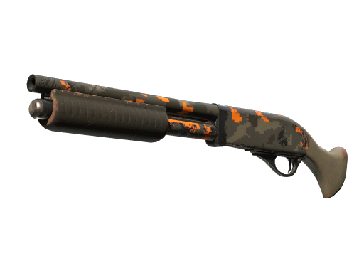 Buy CS2 shotgun StatTrak™ Sawed-Off | Orange DDPAT (Field-Tested) skin